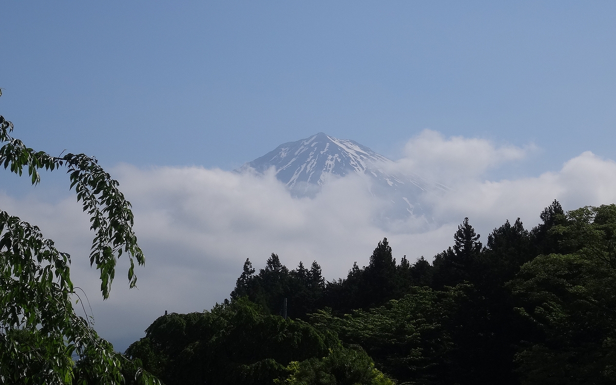 重須付近からの富士山